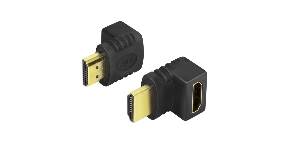 Adaptor video LogiLink AH0007, HDMI (T) la HDMI (M), 90 grade, 4K UHD...