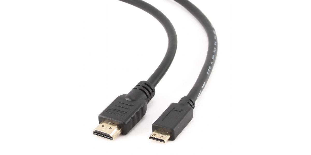 Cablu video Gembird HDMI (T) la Mini-HDMI (Type C)(T) 3m, negru (CC-HDMI4C-10) 