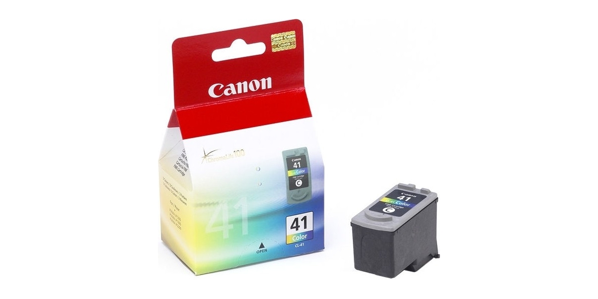 Cartus cerneala Canon CL-41, color, capacitate 21ml / 155 pagini, pentru...