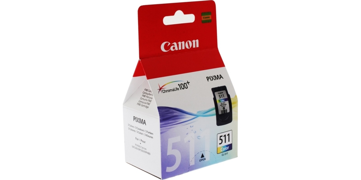 Cartus cerneala Canon CL-511, color, capacitate 9ml / 245 pagini, pentru...