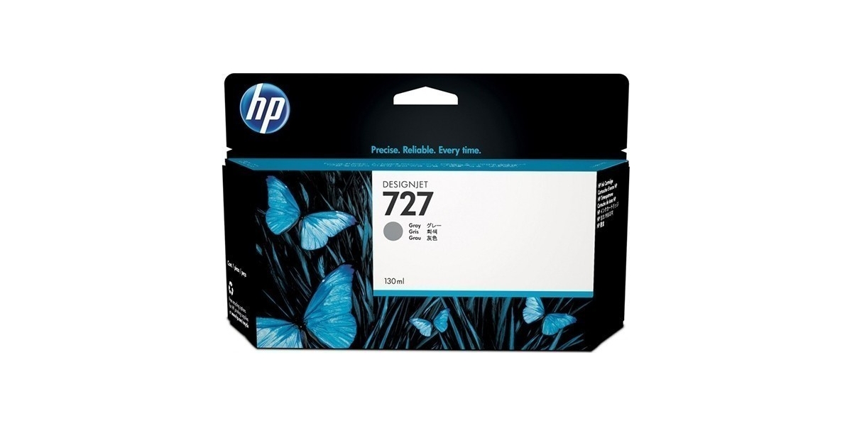 Cartus cerneala HP B3P24A, Grey, 130 ml, NR.703 CD887AE, HP Designjet T1500...