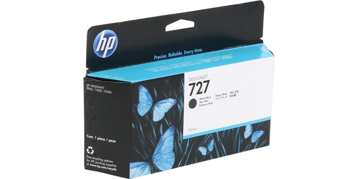 Cartus Cerneala Original HP Matte Black, nr.727, pentru DesignJet...