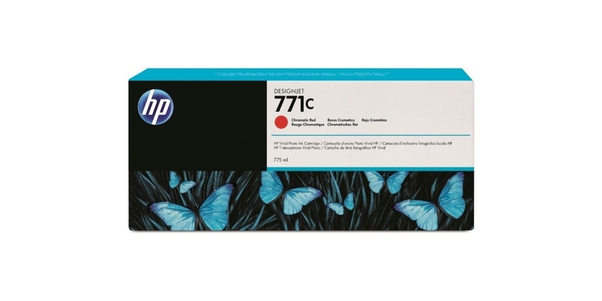 Cartus Cerneala Original HP Red Chromatic, nr.771C, pentru DesignJet Z6200, ,...