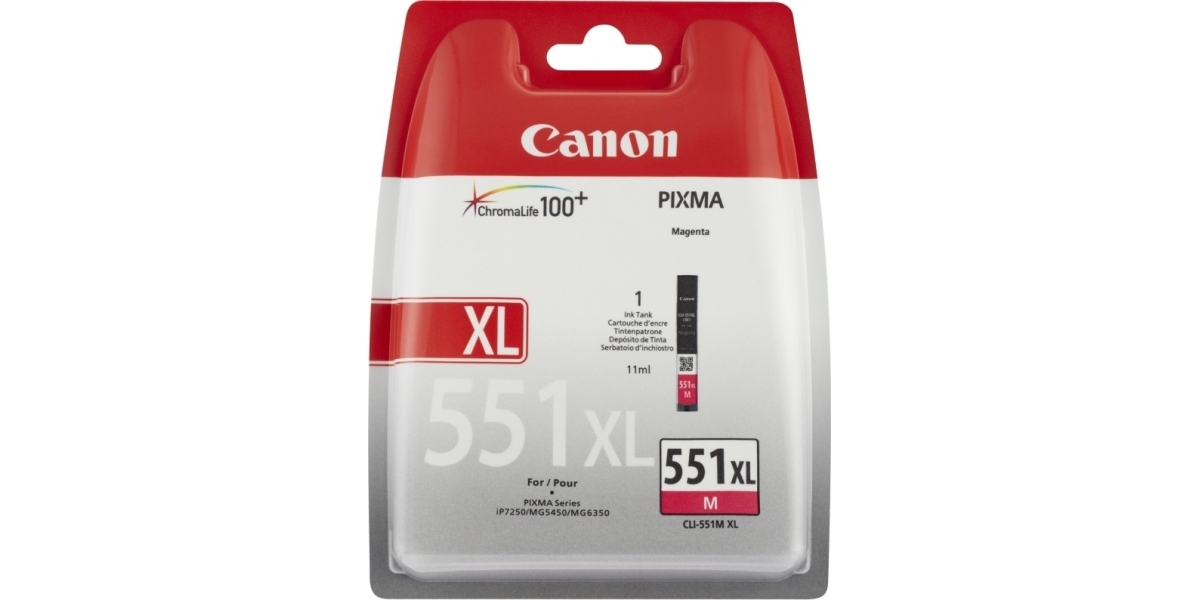 Cerneala Canon CLI-551XL Magenta, capacitate 11ml 