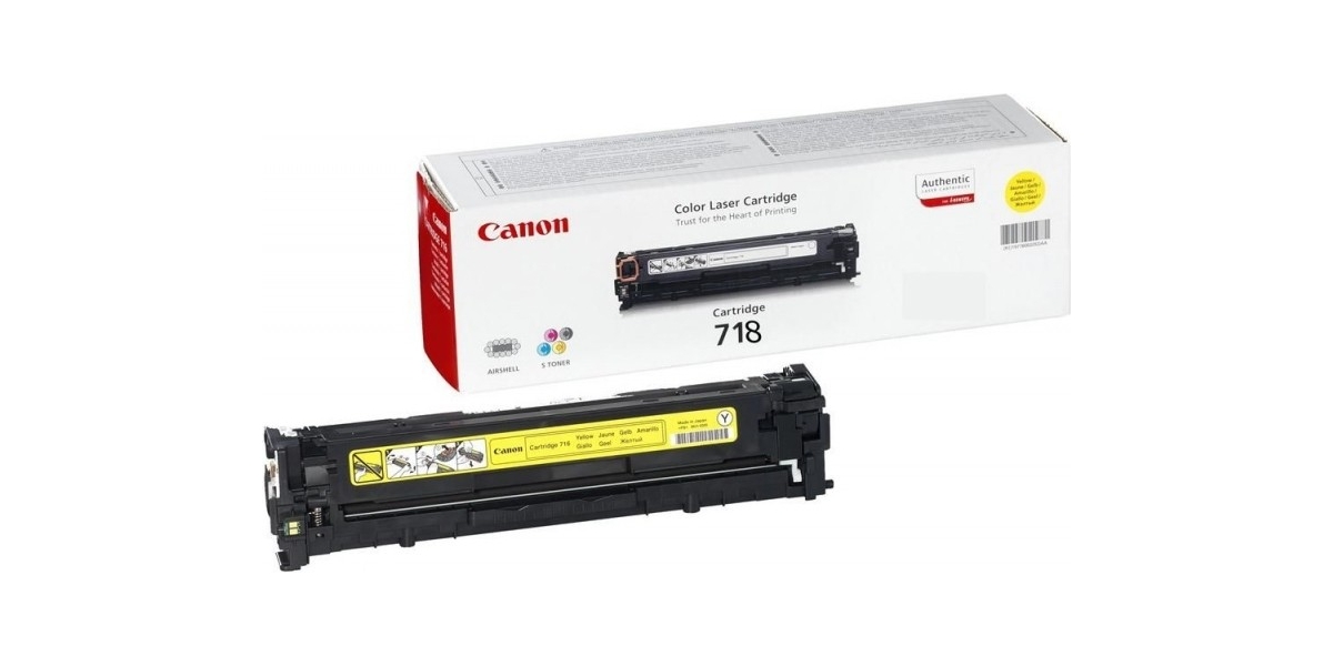 Toner Canon CRG718Y, yellow, capacitate 2900 pagini, pentru LBP-7200Cdn 