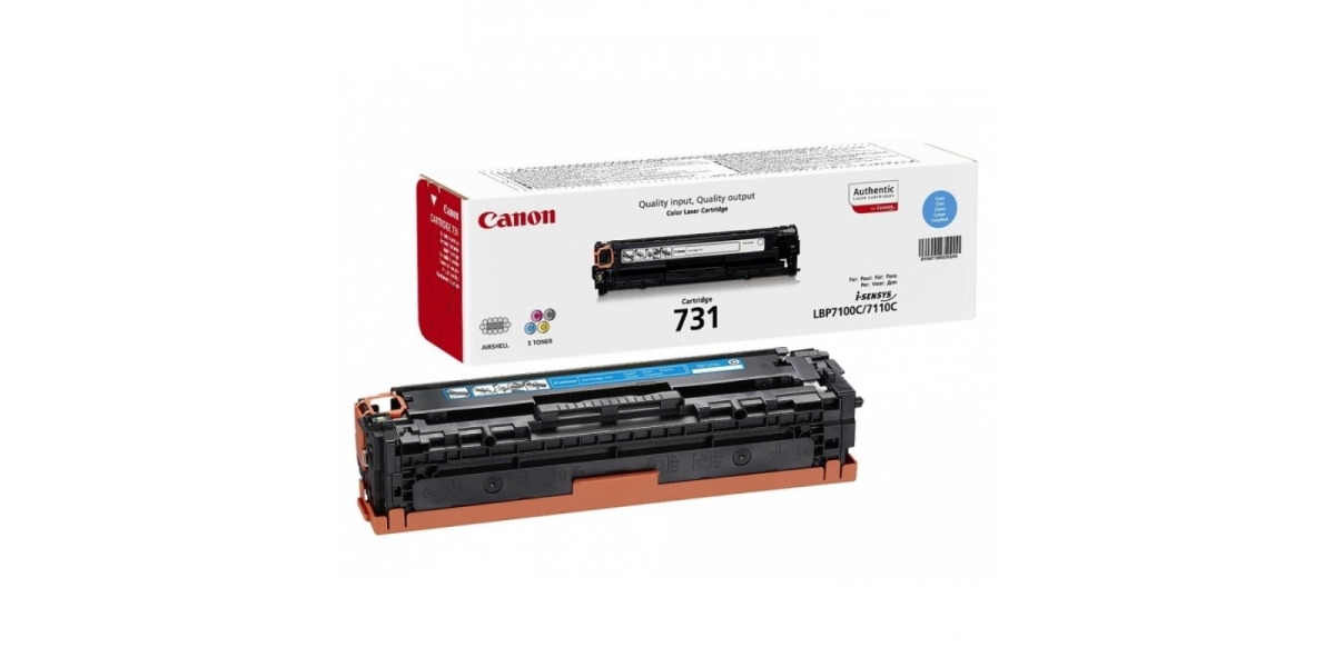 Toner Canon CRG731C, cyan, capacitate 1500 pagini, pentru LBP7100C, LBP7110C 