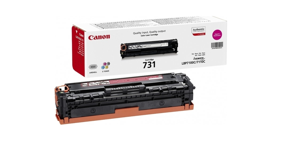 Toner Canon CRG731M, magenta, capacitate 1500 pagini, pentru LBP7100C, LBP7110C 