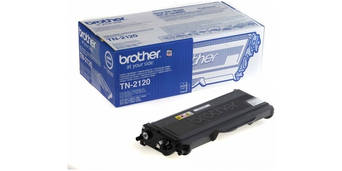 Toner Original Brother Black, TN2120, pentru...