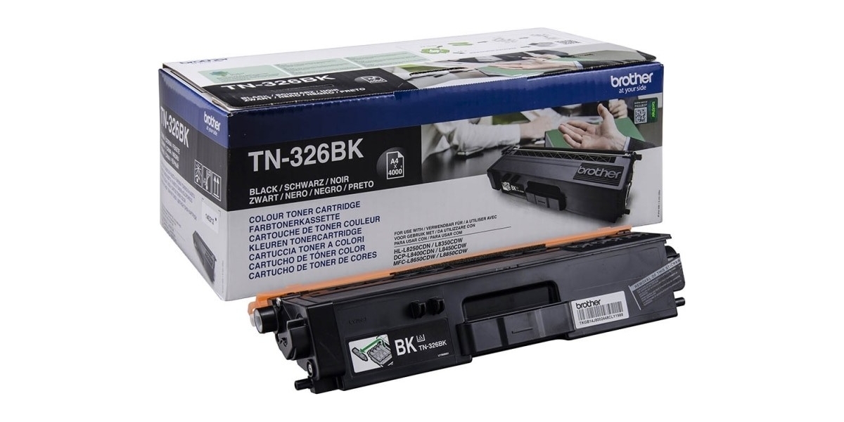 Toner Original Brother Black, TN326BK, pentru HL-L8250|L8350, 4.5K, incl.TV 0...