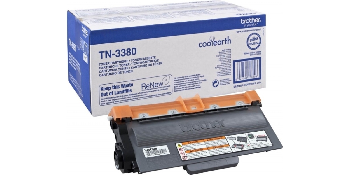 Toner Original Brother Black, TN3380, pentru...