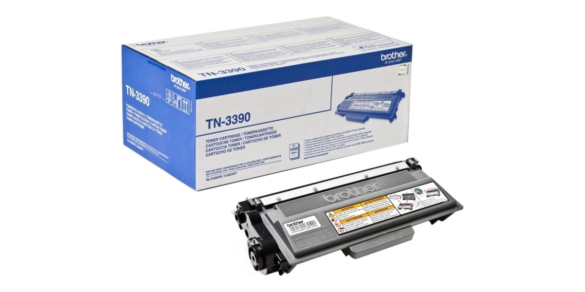 Toner Original Brother Black, TN3390, pentru HL-6180|MFC-8950|8520, 12K,...