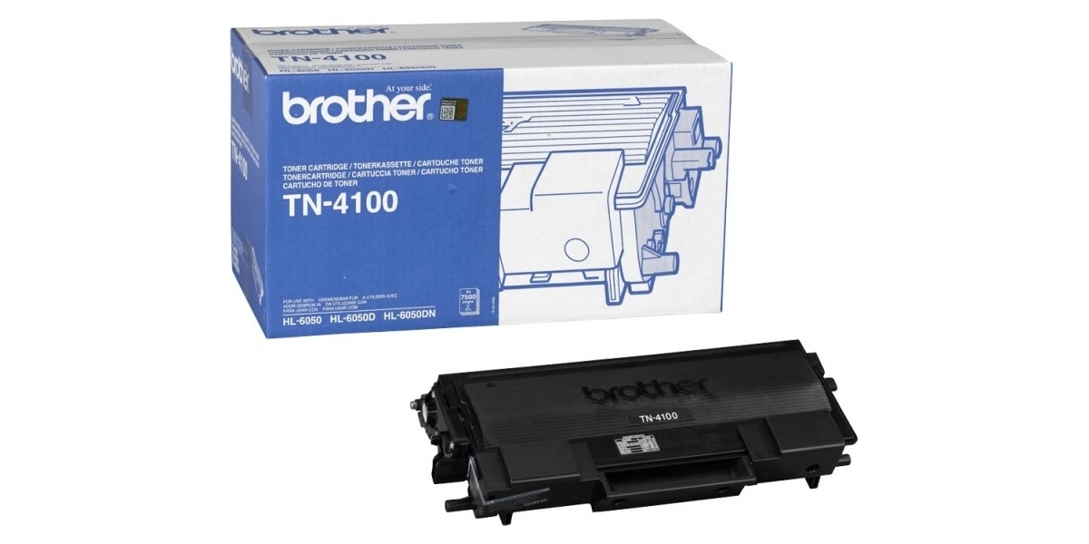 Toner Original Brother Black, TN4100, pentru HL-6050|6050D|6050DN, 7.5K,...