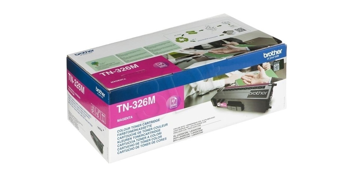 Toner Original Brother Magenta, TN326M, pentru HL-L8250|L8350, 3.5K, incl.TV...