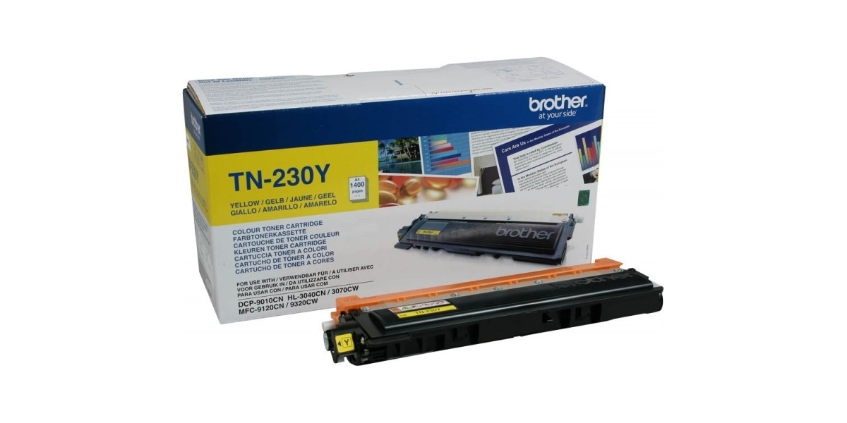 Toner Original Brother Yellow, TN230Y, pentru...