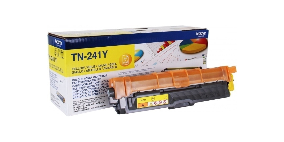 Toner Original Brother Yellow, TN241Y, pentru...