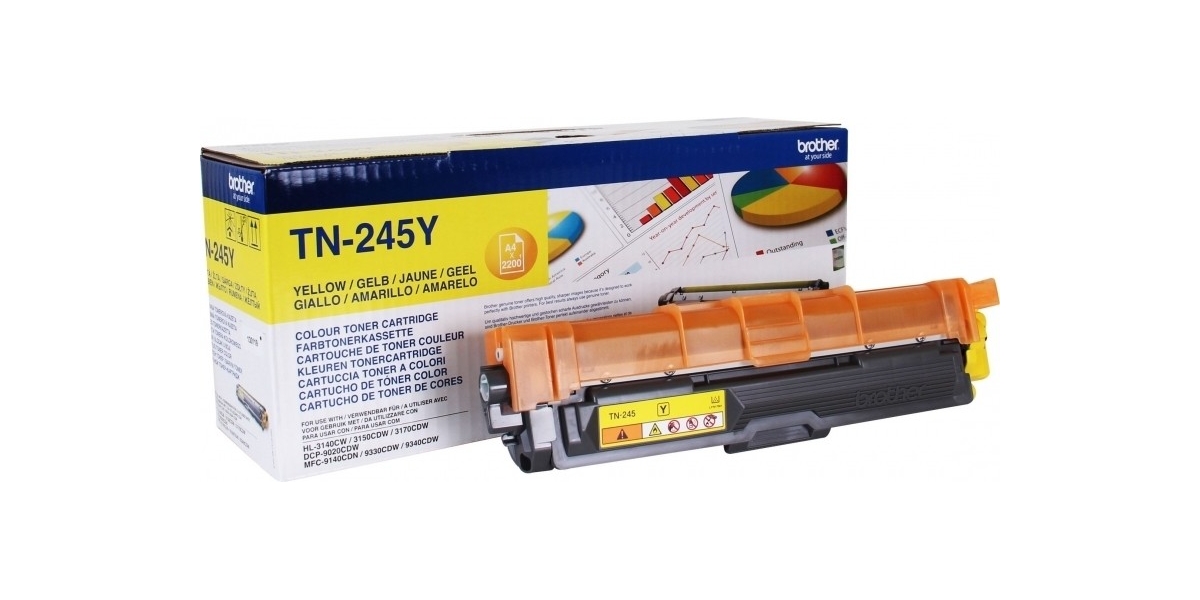 Toner Original Brother Yellow, TN245Y, pentru...