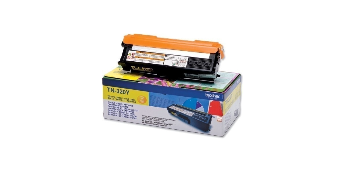 Toner Original Brother Yellow, TN320Y, pentru...