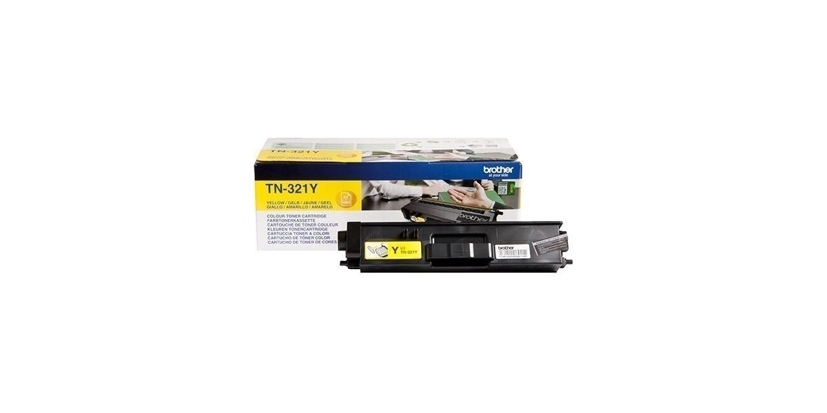 Toner Original Brother Yellow, TN321Y, pentru HL-L8250|L8350, 1.5K, incl.TV 0...