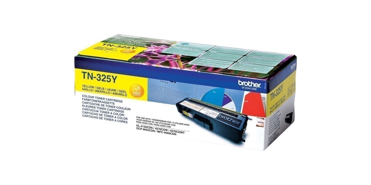 Toner Original Brother Yellow, TN325Y, pentru...