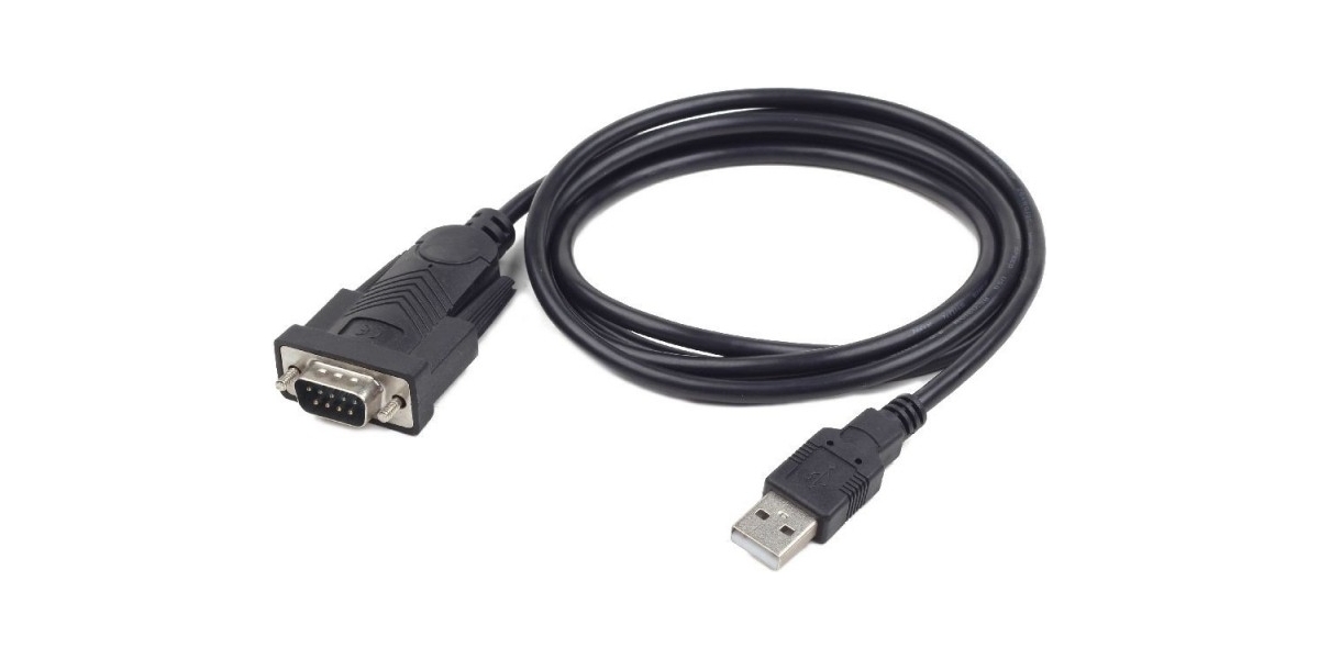 Cablu Adaptor Gembird USB 2.0 la Serial DB9M (RS232), Negru, 1.5m 