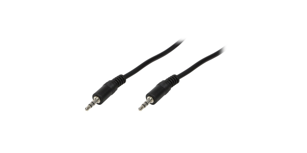 Cablu Audio Stereo LogiLink CA1050 - 2m, Jack 3.5mm, Negru 