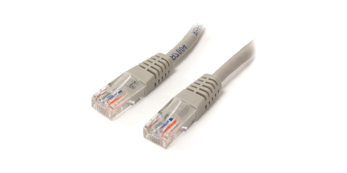 Cablu Patch Cord UTP SPACER SP-PT-CAT5-1M, Cat5e, 1m, Alb, AWG26,...