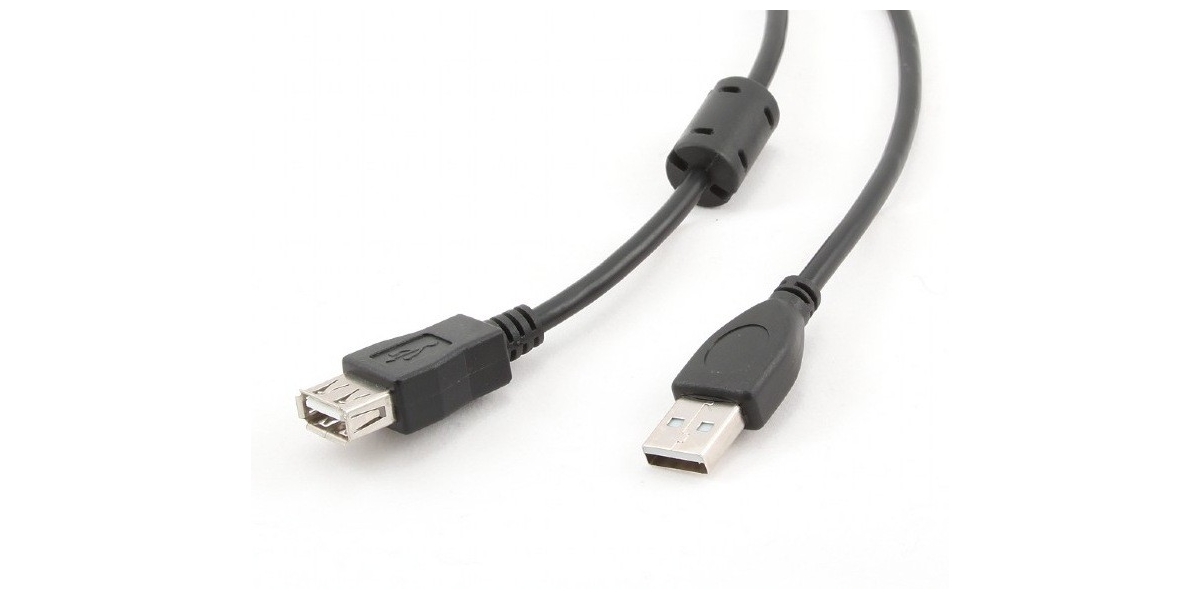 Cablu Prelungitor USB 2.0 Spacer - 1.8m, Negru 