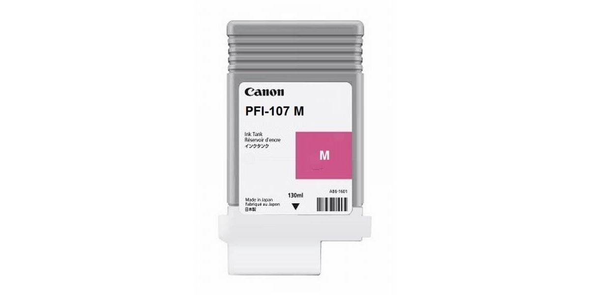 Cartus cerneala Canon PFI-107M, magenta, capacitate 130ml, pentru Canon...