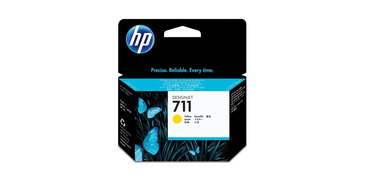 Cartus cerneala HP CZ132A,yellow, 29 ml, HP Designjet T120,...