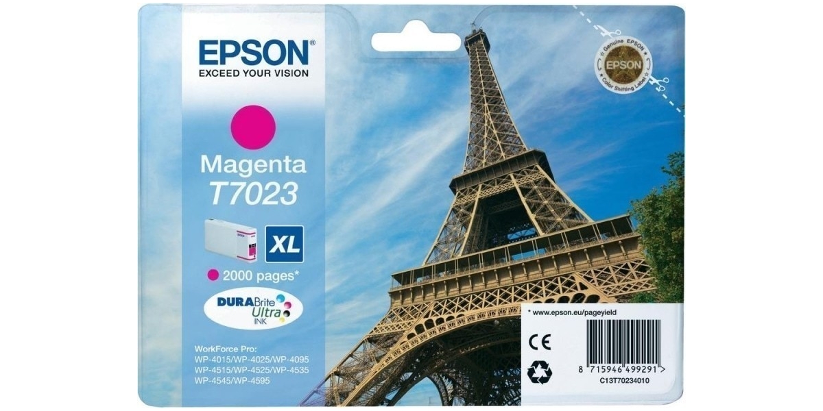 Cartus Cerneala Original Epson Magenta, T7023, pentru WP4000|4500, , incl.TV...