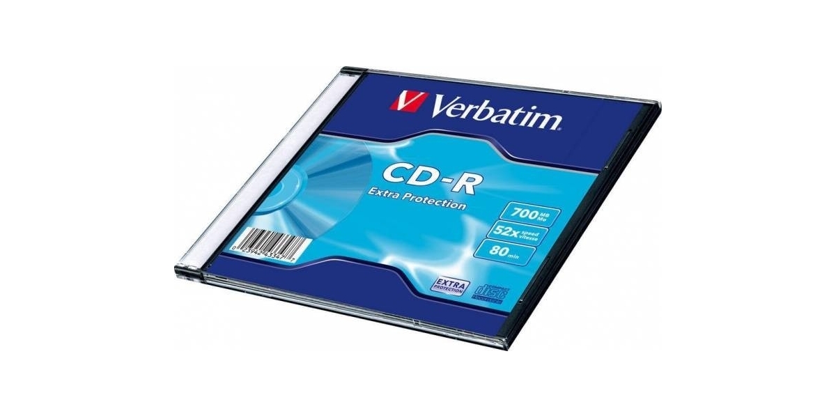 CD-R VERBATIM 700MB, 80min, viteza 52x, 1 buc, carcasa 