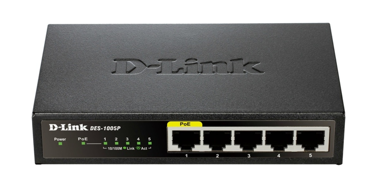 Switch D-Link DES-1005P, 5 port, 10/100Mbps 