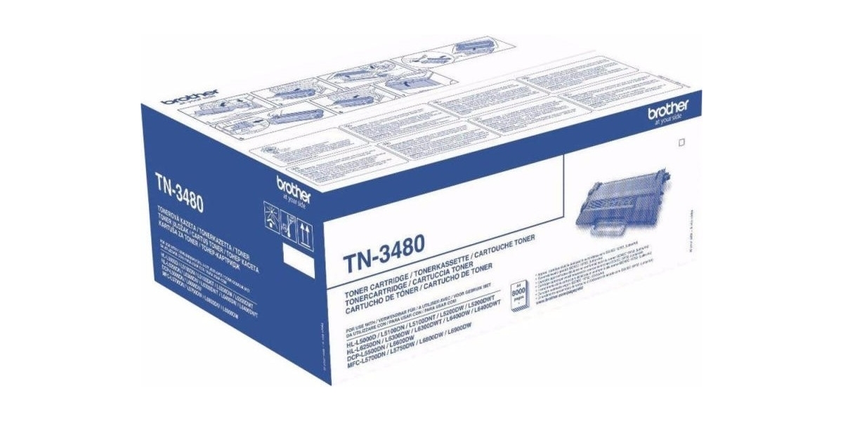 Toner Original Brother Black, TN3480 