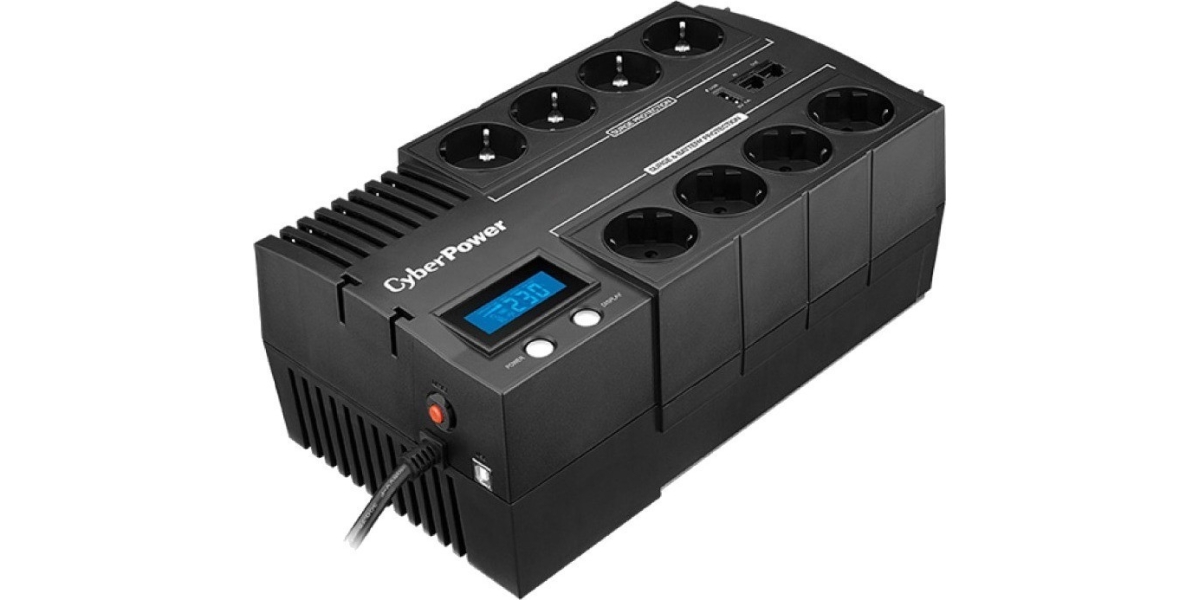 UPS CyberPower BR1000ELCD - 1000VA/600W, AVR, 8 prize Shucko, autonomie 42-60...