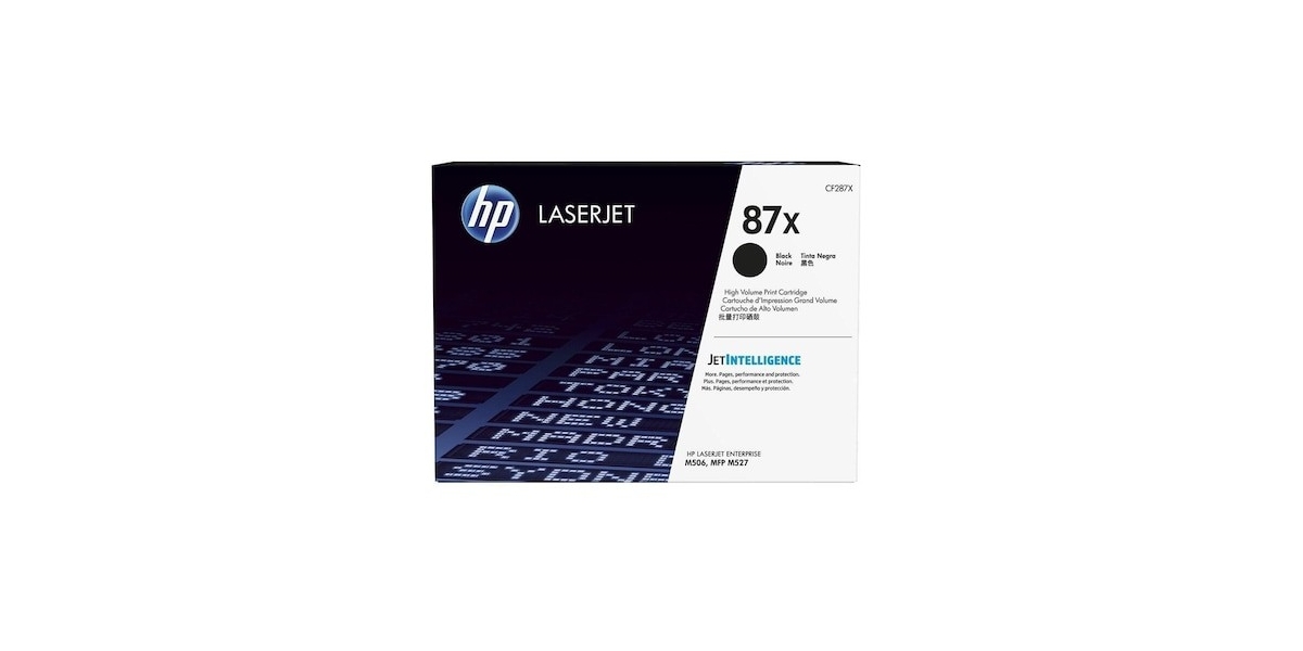 Toner HP, CF287X, Nr.87X, Black, 18K, Original, Laserjet M506DN. 