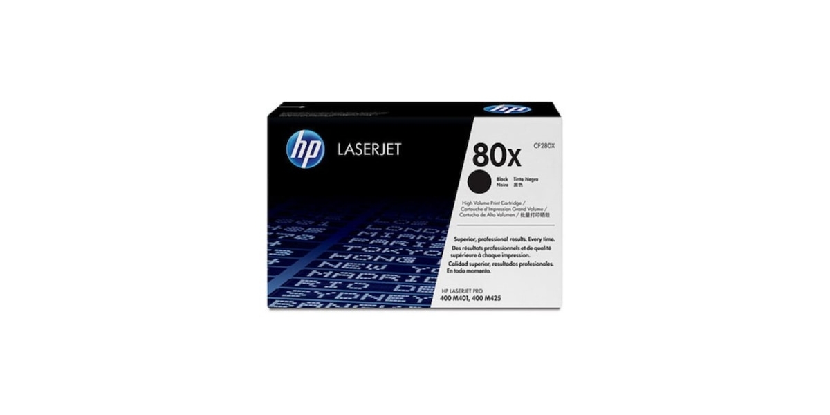 Toner HP CF280X NR.80X Black 6,9K ORIGINAL HP LASERJET PRO 400 M401A...