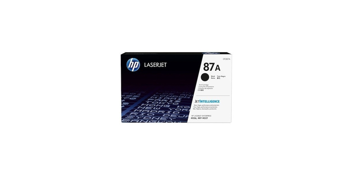 Toner HP, CF287A, Nr.87A, Black, 9K, Original, Laserjet M506DN. 