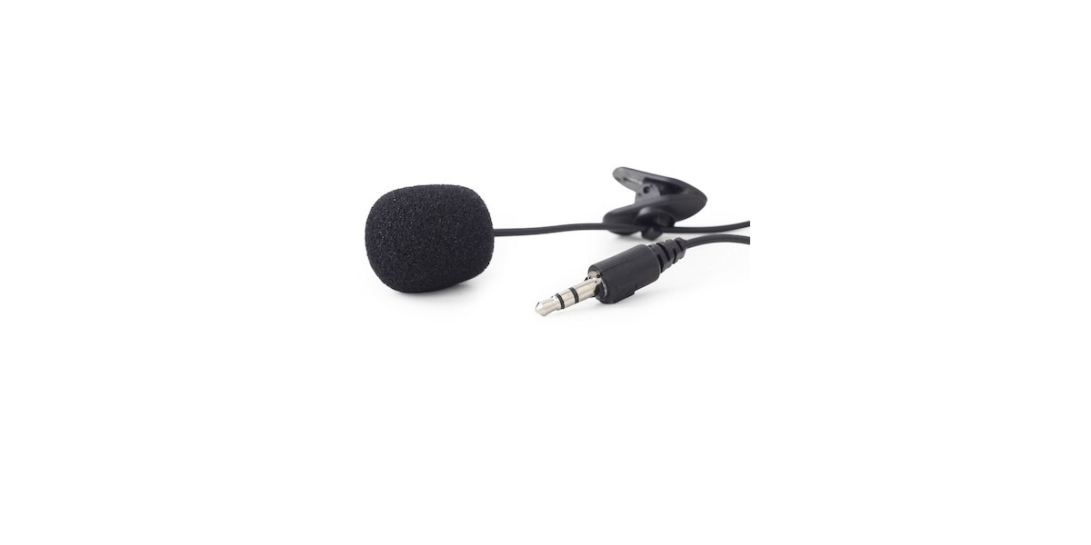 Microfon Lavaliera Gembird MIC-C-01 cu Conector Jack 3.5 mm - Negru 366732