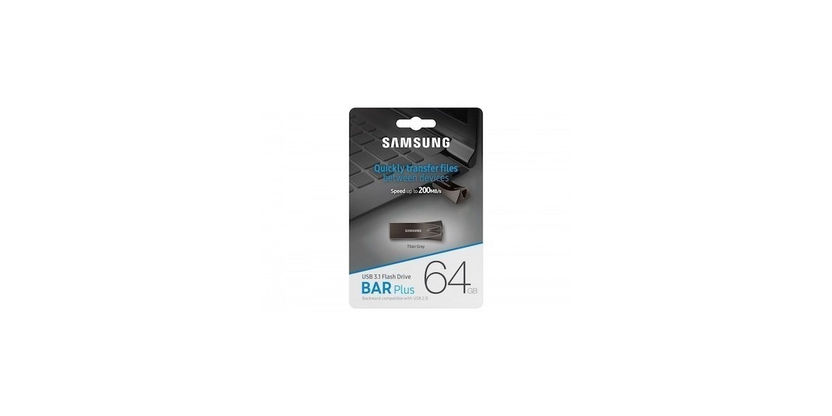 Memorie USB Samsung 64GB Bar Plus MUF-64BE4/APC - USB 3.1 369325