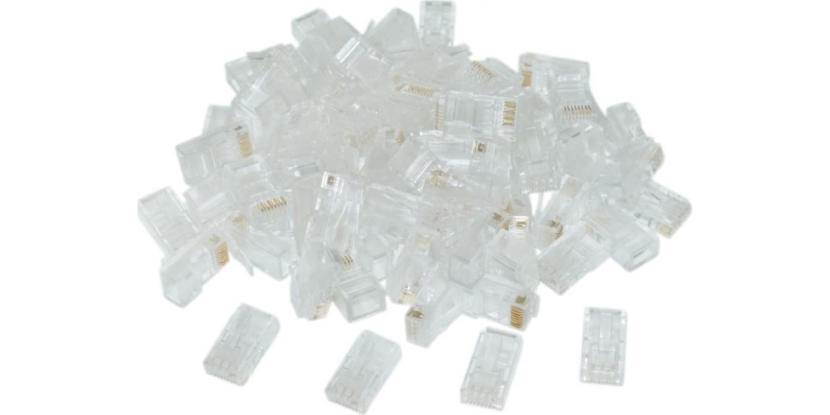 MUFA RJ-45 GEMBIRD pt. cablu UTP, Cat6, RJ-45 (T), plastic, 50 buc 369256