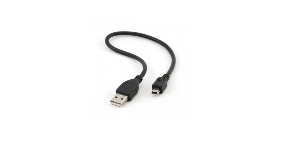 Cablu alimentare si date GEMBIRD, USB 2.0 (T) la Mini-USB 2.0 (T), 30cm...