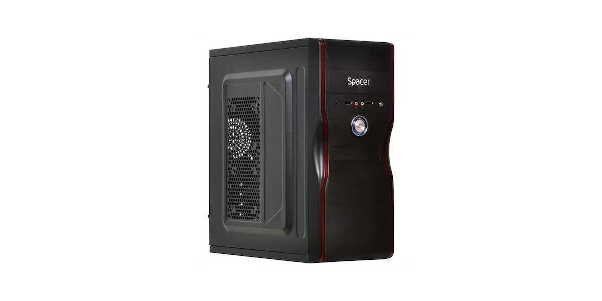 Carcasa Spacer New Mercury, ATX, MidTower, Gaming, sursa 500 (250W for 500W...