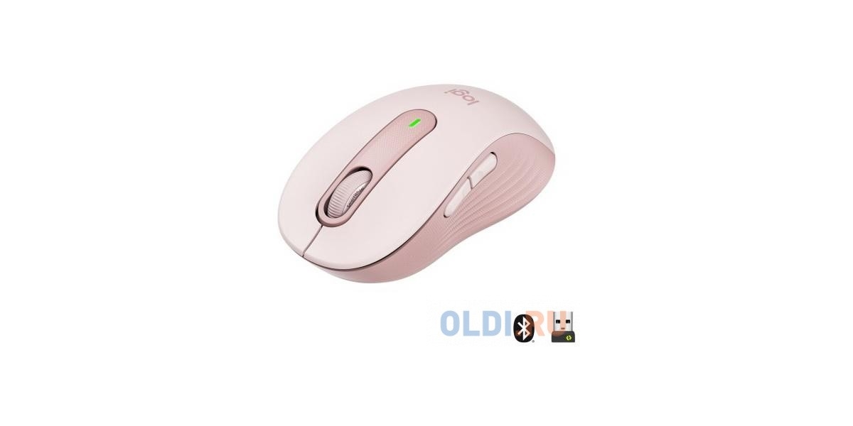 Mouse Logitech M650 Sanak M Core - Roz, Wireless, Silent, Bluetooth,...