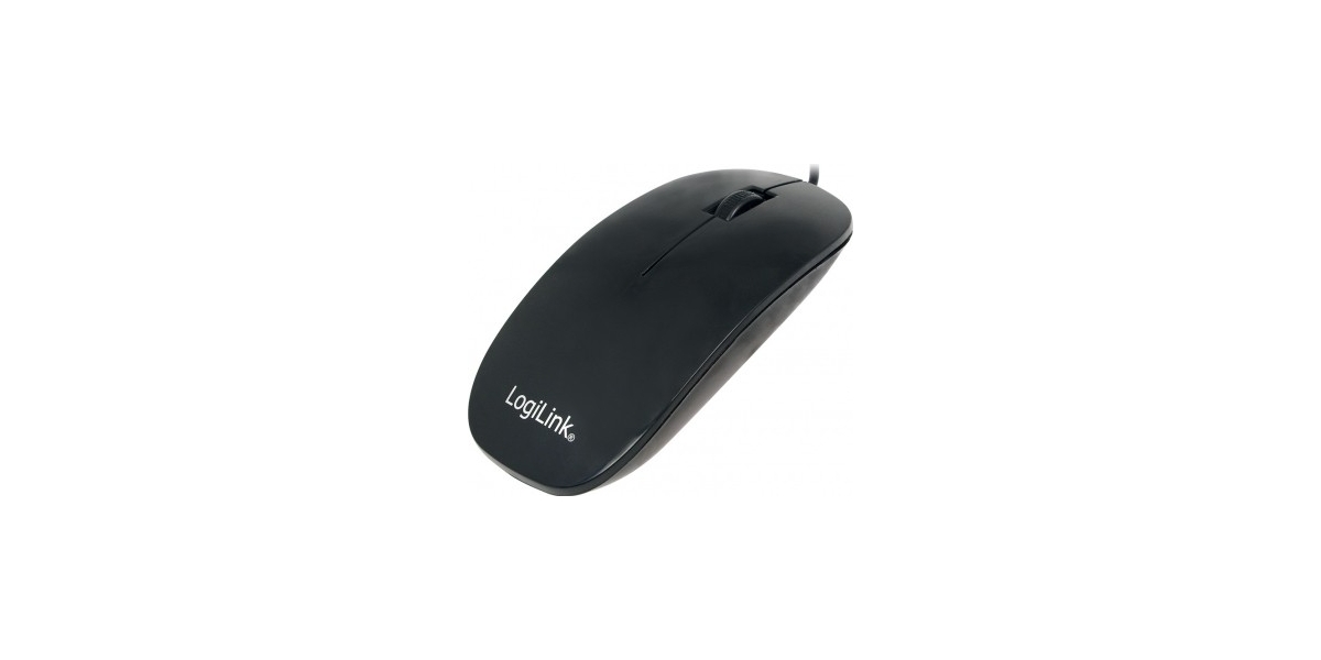 Mouse Logilink ID0063 USB, optic, 1000 dpi, negru 