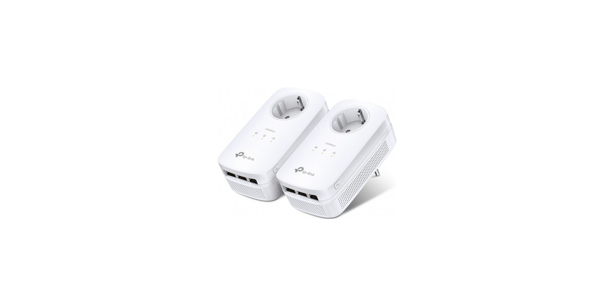 KIT ADAPTOR POWERLINE TP-LINK tehnologie AV2, AV1300, pana la 1300Mbps, 3...