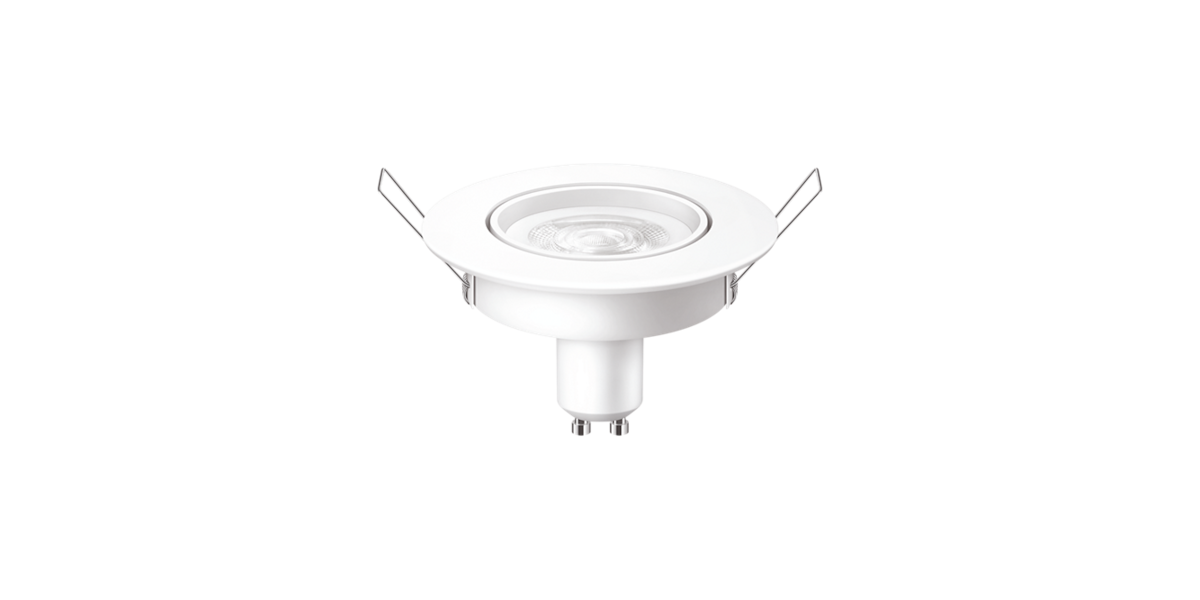 Bec LED spot Philips, GU10, 4.7W (50W), 345 lm, lumina alba calda (2700K),...