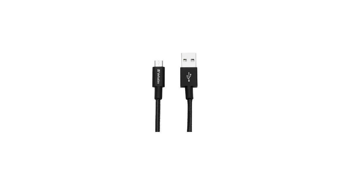 Cablu alimentare si date VERBATIM, USB 2.0 (T) la Micro-USB 2.0 (T), 30cm,...