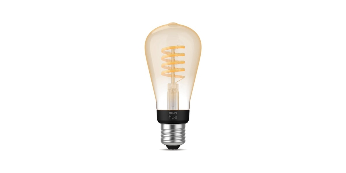 Philips Hue Filament Edison Vintage Smart LED Bulb, Bluetooth, Zigbee, ST64,...