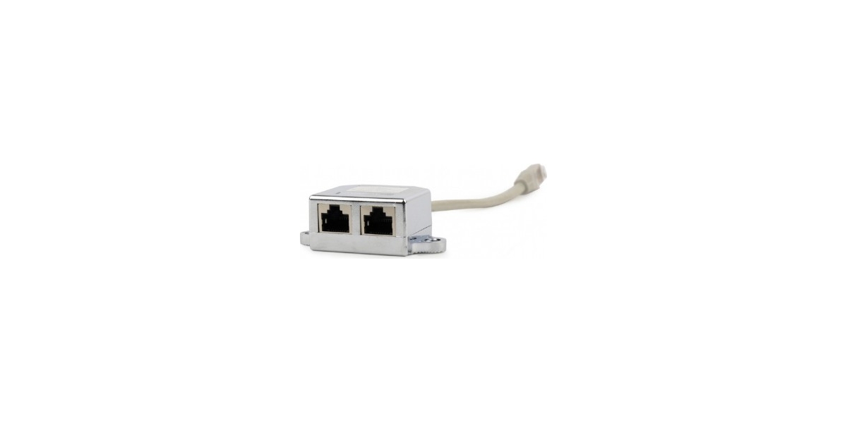 SPLITTER RJ-45 GEMBIRD pt. cablu FTP, Cat5, RJ-45 (T) | RJ-45 (M) x 2,...