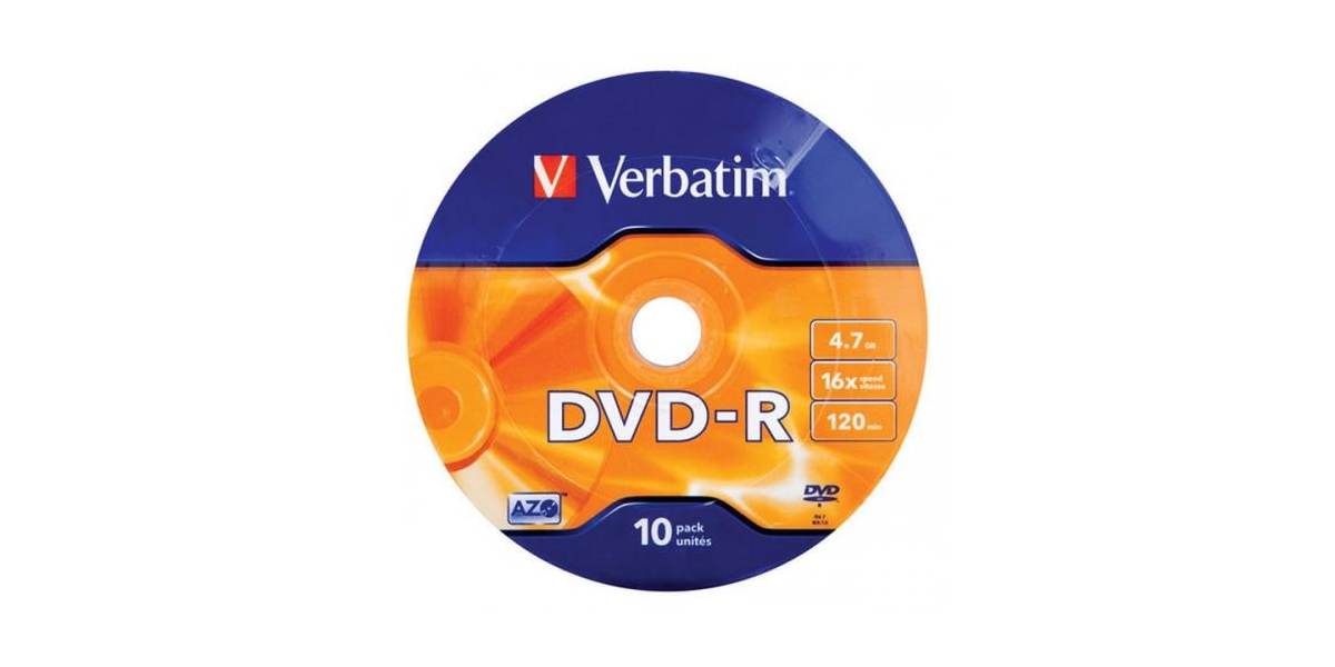 VERBATIM DVD-R 16X 4.7GB WAGON10/SP, "43729" 